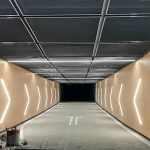 Aluminum Alloy Stretched Mesh Panel, Aluminum Stretched Mesh for Ceiling Partition, Exterior Wall Decorative Mesh Panel thumbnail-1