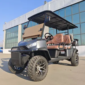 New 4+2 Six-seater Electric Golf Cart, Customizable for Export Trade, From the Original Manufacturer thumbnail-3