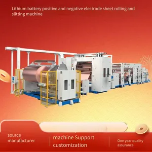 Yixinfeng Solid-state Battery Electrode Sheet Rolling and Slitting Integrated Machine for Cutting Copper Foil, Aluminum Foil and Battery Materials of Positive and Negative Electrodes thumbnail-1