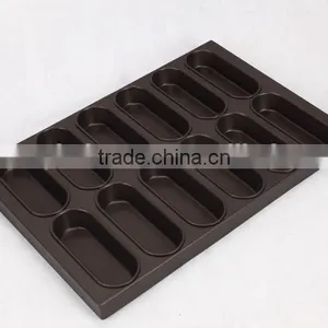 Customized FDA,LFGB,SGS Certification Non-stick Teflon Coating Aluminum Flat Baking Pudding Cake Tray thumbnail-5