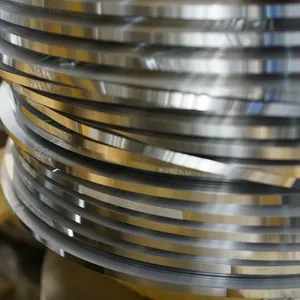 304 Stainless Steel Strip Coil Slitted 5-600mm 2B Edge Burrs Removed for Tube Mills thumbnail-2