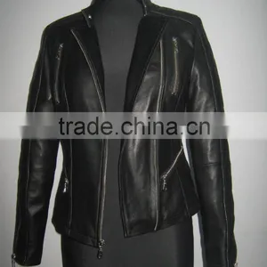 Stylish Genuine Leather Jackets Black Sheep Nappa thumbnail-6
