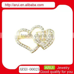 Pins Dress Heart Flower Alloy Brooch Bow thumbnail-1