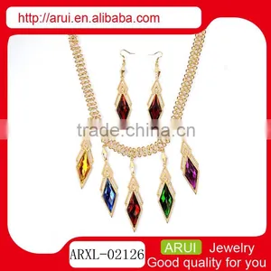 Hot-Selling Gold Color Necklace With Rhinestone For Women thumbnail-1