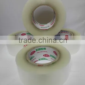 8 Rolls Packing W48MM*800Y Non-Voice Bopp Transparent Tape,Box Sealing Adhesive Tape Made in China Factory thumbnail-2