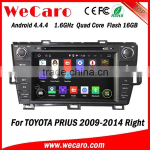 Wecaro WC-TP8004R Android 4.4.4 Car Multimedia System 1024 * 600 Navigation for Toyota Prius Audio System Playstore 2009-2014 thumbnail-1
