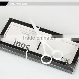 RAZORLINE R8W/ White Teflon Coating/ White Hair Scissors thumbnail-2
