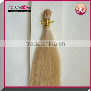 Factory Price Remy Hair Double Drawn i Tip Hair Extensions Wholesale thumbnail-1