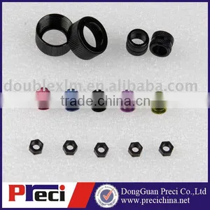 Aluminum Knurled Black Anodized Screw thumbnail-3