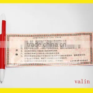 Red Plastic Banner Pen Promotion With the Cup thumbnail-1