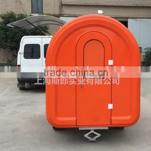 Orange 7.6*5.5ft Newest Food Trailer Food Cooking Van/Food Van Takeaway Trailer China's Outstanding Manufacturing Plant In Line thumbnail-4