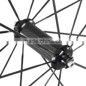 Cheap Bicycle Carbon Wheels 56/86mm Carbon Clincher Wheelset 700C Road Bike Wheelset UD Matt thumbnail-6