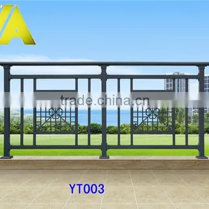 YT-003 2014 Top-selling Modern Wrought Iron/metal/steel Balcony Railing Designs thumbnail-1