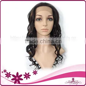 Wendy Company Primary Product Body Wave Many Color 100% Human Hair Kinky Curly Full Lace Wig thumbnail-1