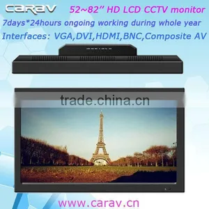 52" 55" 65" 70" 82" Big Indutrial Lcd Panel 52" Inch Cctv Service Monitor With DVI/HDMI/BNC/YUV Port thumbnail-1