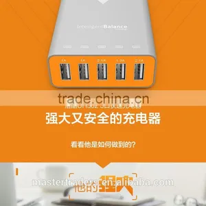 Original HOCO Universal Intelligent Balance ABS PC Material Quick Travel Charger Adapter With 5 USB MT-3587 thumbnail-2