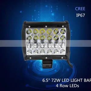 Shenzhen Supplier Best Car Accessories 6.5" 72w 4 Row Led Light Bar off Road Supplier's Choice thumbnail-1