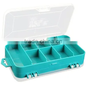 13grids Transparent Cover Home Use Hardware Tool Box Work Bin Transparent Bin thumbnail-3