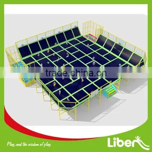 Indoor Big Bungee Trampoline Bed for Children and Adults LE.BC.055 thumbnail-1