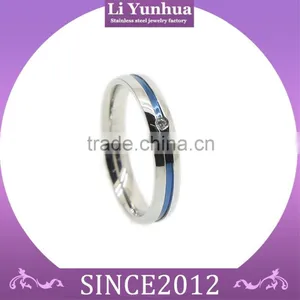 Stainless Steel Jewellery Diamond Ring With CZ Stone & PVD Plating thumbnail-2