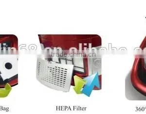 Bag & Bagless 2 In1 Competitive HEPA Vacuum Cleaner Quality Choice thumbnail-2
