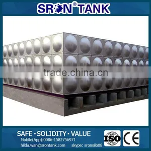 SRON Brand Stainless Steel Water Storage Tank Price for Sale / 304 316 SS Food Grade thumbnail-2