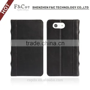 5.2 Inch Stand Folio Premium Wallet Case for Sony Xperia Z4 Compact Phone thumbnail-1