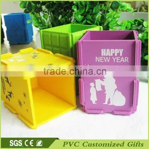 Hot Saled Office Kids Plastic Desk Pen Holder Container thumbnail-6