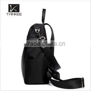 China Supplier Leather Backpack 2016 High Quality Fashion Women Bag Black Leather Backpack thumbnail-4