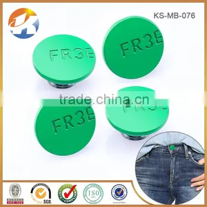 Colorful Painted Remove Metal Buttons For Jeans thumbnail-3