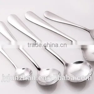 Stainless Steel Round Spoon With Nice Polishing for Home-using or Restaurant Using thumbnail-1
