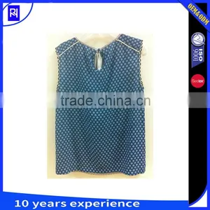 Mosaic Print Ruffle Vest thumbnail-2