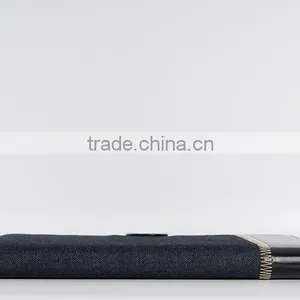 Blue Jean & Genuine Leather Protective Cover Case Tablet thumbnail-6