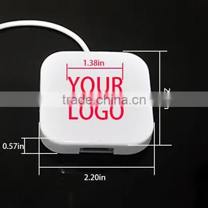 USB 2.0 Hub Portable Mini Hub Can Be Printed Logo on Hub thumbnail-5
