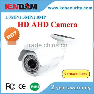 Kendom Manufacturer Shenzhen ir Weather Proof Ahd High Definition Bullet Cctv IP67 Camera With 2.8mm To12mm Varifocal Lens thumbnail-1