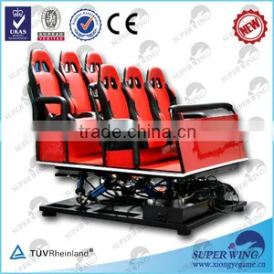 6 Dof Electric/hydraulic 7d Cinema Equipment 7d Simulator Cinema thumbnail-1