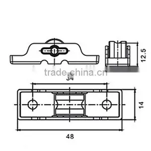 Sliding Window Roller,Nylon Pulley,Needle Roller Bearing thumbnail-6