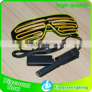 Sound Activated Led Glasses, Sound Activated Party Glasses,sound Activated EL Glasses thumbnail-1
