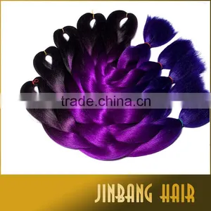 Hot Selling Best Quality 165g 41inch High Temperature Synthetic New Premium Ombre Super Jumbo Braid thumbnail-5
