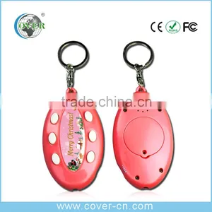 2015 Merry Christmas Sound Key Chain for Promotion Gift thumbnail-5