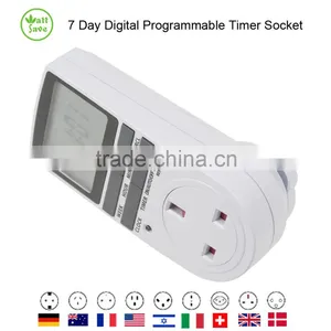 Electronic Programmable Digital Timer Switch UK Plug 13A 2900W thumbnail-3