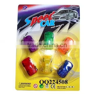 2016 6PCS Plastic Mini Car Pull Back Car Promotional Gifts Small Toy Car Mini Toy Car thumbnail-1