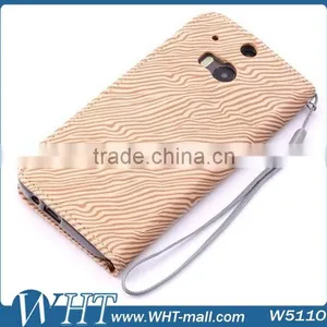 For HTC One 2 M8 Leather Case Zebra Luxury Mobile Phone Accessories thumbnail-3