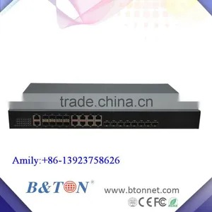8 Downlink 1000M PON Ports, 8 Uplink GE Combo Ports Gigabit Passive Optical Network Terminal 8 PON Ports EPON OLT thumbnail-1