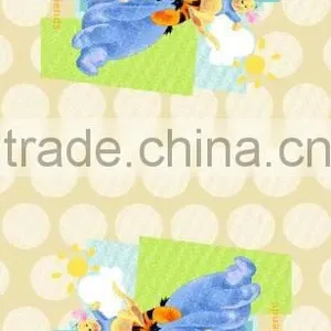 100% Polyester Polar Fleece Baby Blanket With Bear Print thumbnail-1