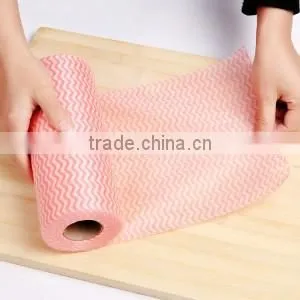 50sheets/roll Household Scouring Pad Kitchen Nonwoven Dish Cloths Cleaning Tools thumbnail-3