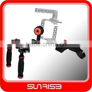 SUNRISE Camera Shoulder Rig Shoulder Stabilizer DSLR Rig + BMCC Cage thumbnail-1