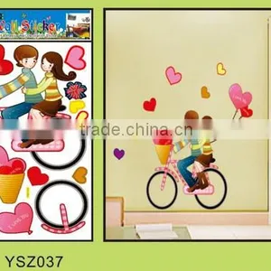 Loving Heart Kids Room Decoration 3d Removable Wall Stickers thumbnail-1