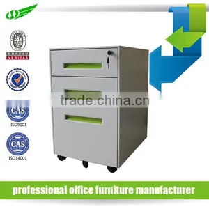 Mobile 3 Drawers Custom Made Iron Drawer Locker thumbnail-1