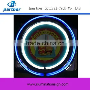 China Decoration Customed 15" or 17" Neon Lamp Clock thumbnail-1